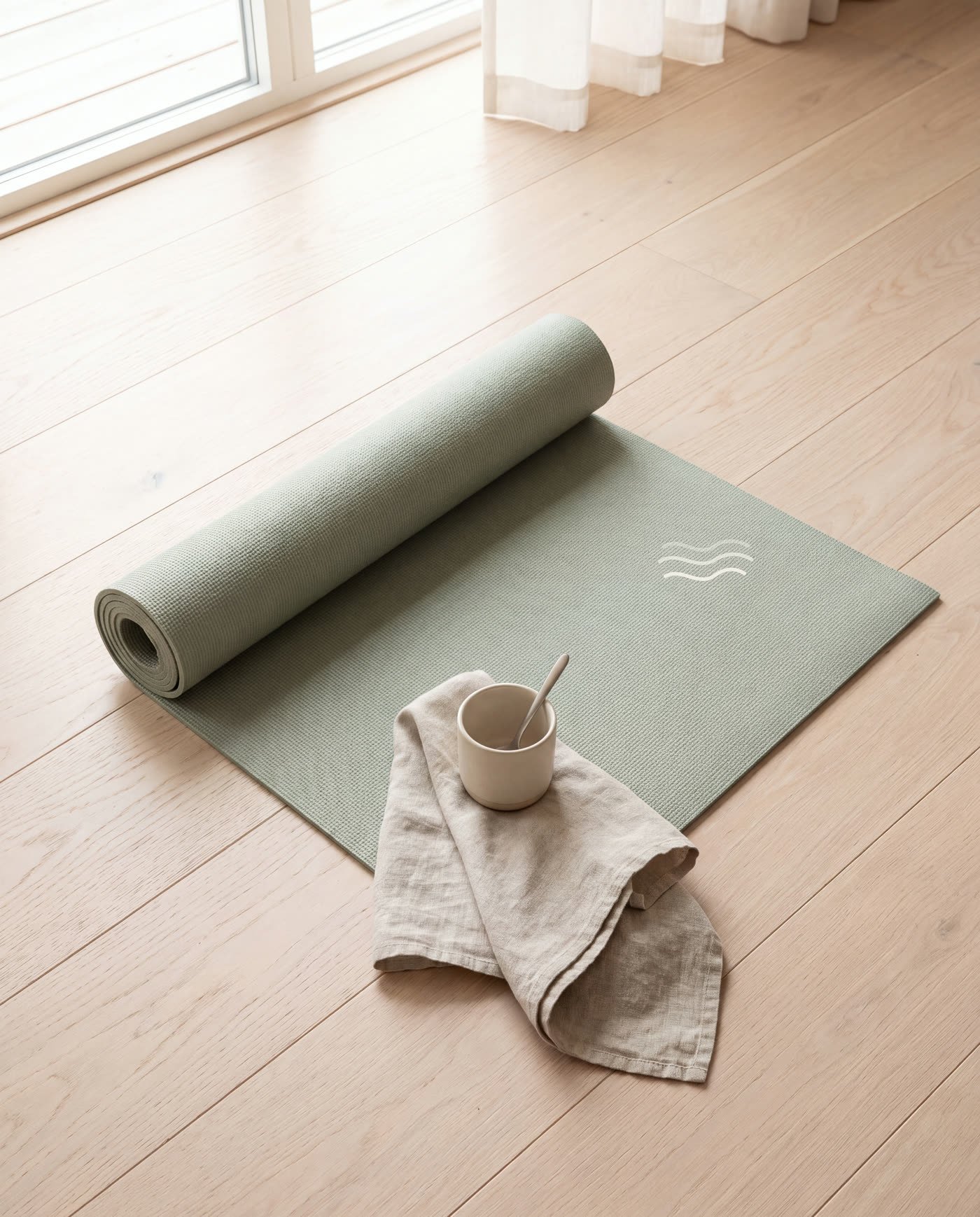 Mat laid out
